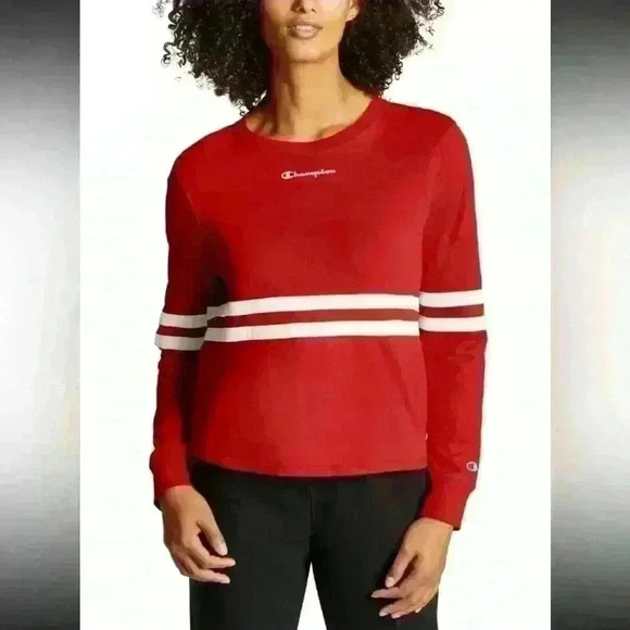 Vintage Style Women’s Champion Long Sleeve Shirt size L Y2K - Picture 1 of 7